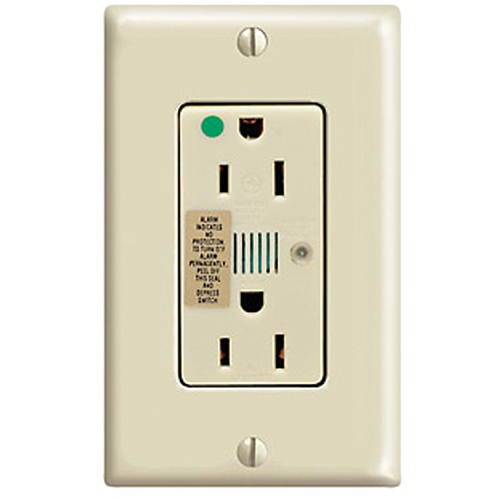 R&eacute;ceptacle protecteur contre les surtensions d'h&ocirc;pital duplex 120V, 15A TGS INDUSTRIEL