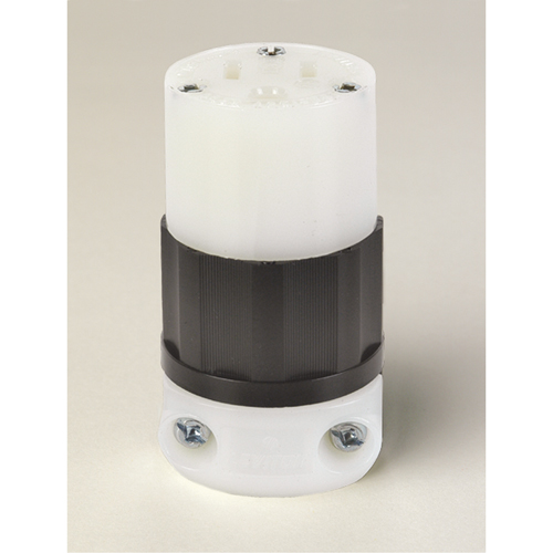 Grounding Straight Blade Connector, 5-15R, Nylon TGS INDUSTRIEL