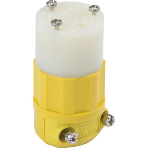 Industrial Straight Blade Connector, 5-15P, Nylon TGS INDUSTRIEL