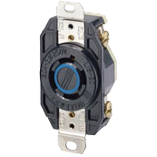 Single Flush 3-Pole 4-Wire Grounding Receptacle TGS INDUSTRIEL