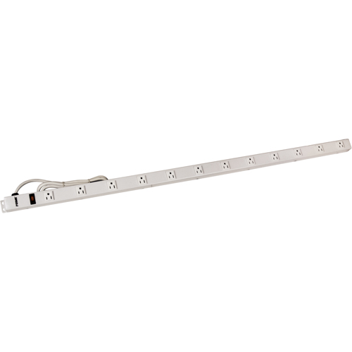 Bloc multiprise 4', 12 Prise(s), 6', 125 V TGS INDUSTRIEL