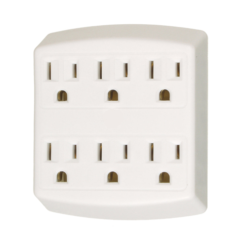 Adaptateurs, 6 Prise(s), 15 A, 1875 W, 125 TGS INDUSTRIEL