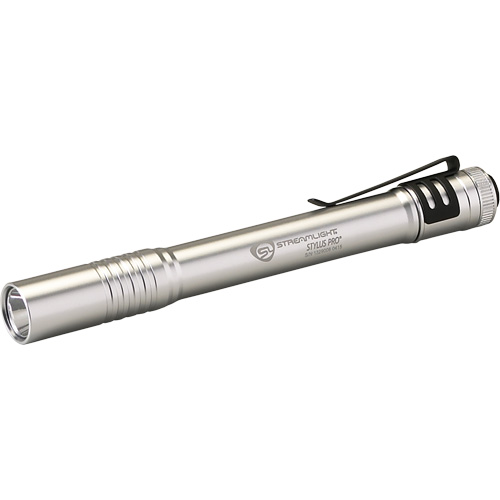 Lampe stylo Stylus Pro, DEL, 100 lumens, Corps en Aluminium, piles AAA, Compris TGS INDUSTRIEL