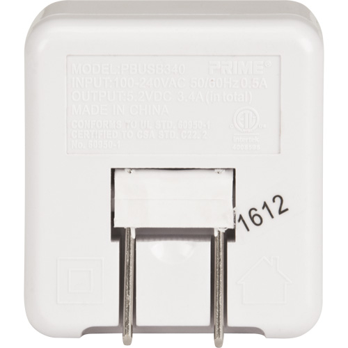 Prime&reg; High-Speed USB Charger TGS INDUSTRIEL