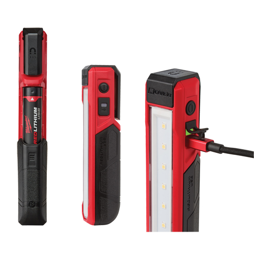 Projecteur de poche USB Rover, DEL, 445 lumens, 2 hres de fonctionnement, Bloc-pile Rechargeable, Plastique TGS INDUSTRIEL