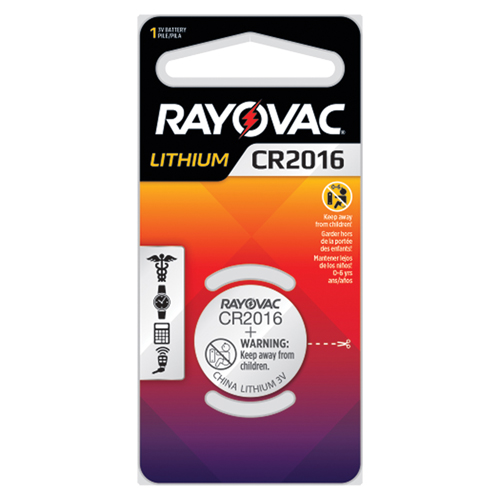 CR2016 Lithium Coin Cell Battery, 3 V TGS INDUSTRIEL