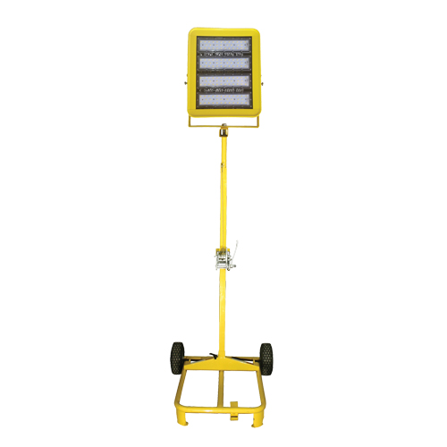 Chariot d'&eacute;clairage &agrave; t&ecirc;te unique avec treuil, DEL, 200 W, 30000 lumens, Boîtier en Aluminium TGS INDUSTRIEL