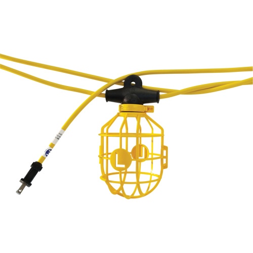 Heavy-Duty Moulded Stringlights, 5 Lights, 600" L, Plastic Housing TGS INDUSTRIEL