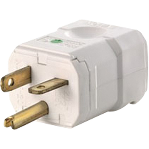 Hospital Grade Extension Plug, Nylon, 20 A, 125 V TGS INDUSTRIEL