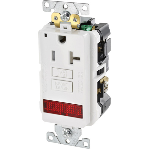 SmartlockPro&reg; Extra Heavy-Duty Self-Test GFCI Receptacle TGS INDUSTRIEL