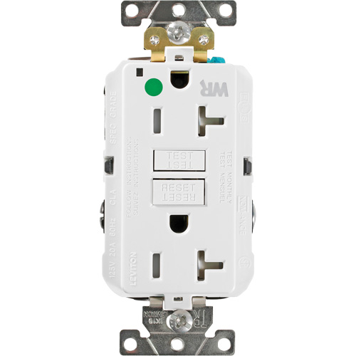 SmartlockPro&reg; Extra Heavy-Duty Self-Test GFCI Receptacle TGS INDUSTRIEL