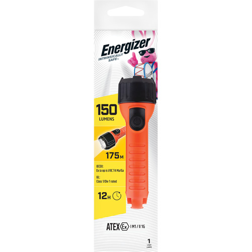 Lampe de poche portative Intrinsically Safe, DEL, 150 lumens, Piles AA TGS INDUSTRIEL
