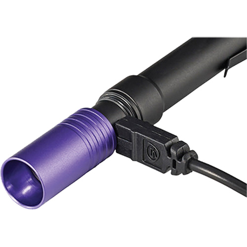 Lampe stylo UV avec port de recharge micro USB Stylus Pro, DEL, Corps en Aluminium, piles Rechargeable, Compris TGS INDUSTRIEL