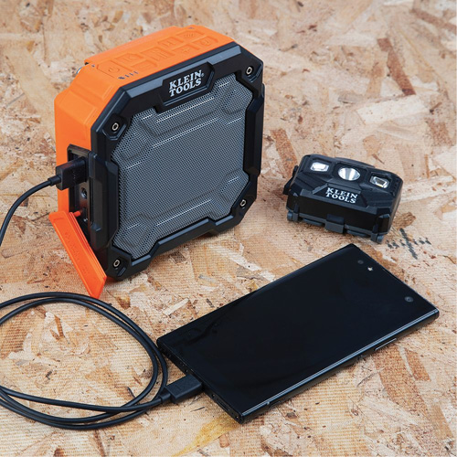 Haut-parleur Bluetooth avec aimant et crochet (outil seulement), Lithium-ion TGS INDUSTRIEL