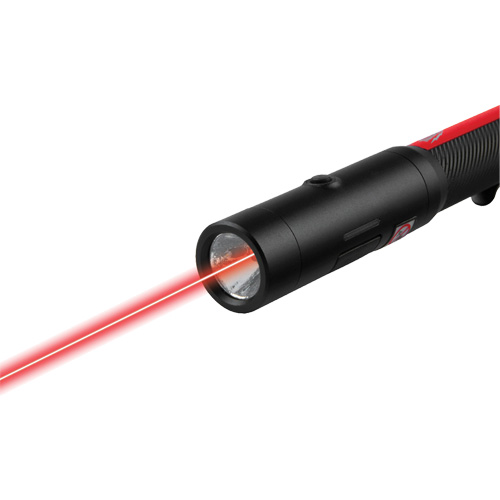 Pen Light with Laser, LED, 250 Lumens, Rechargeable Batteries, Included TGS INDUSTRIEL