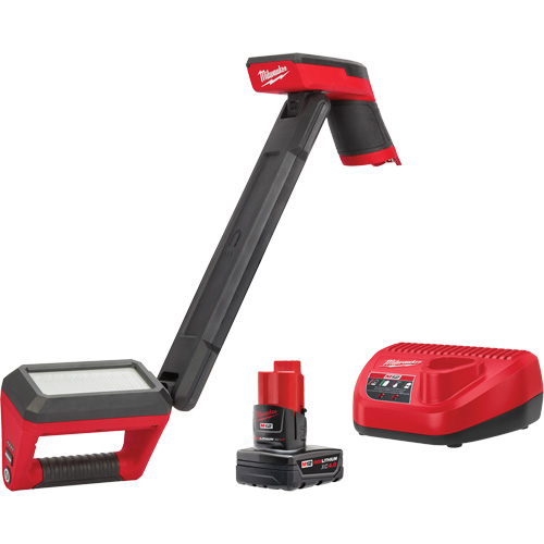 Ensemble d'&eacute;clairage pour soubassement de carrosserie M12, Magn&eacute;tique, Rechargeable, 1200 lumens TGS INDUSTRIEL