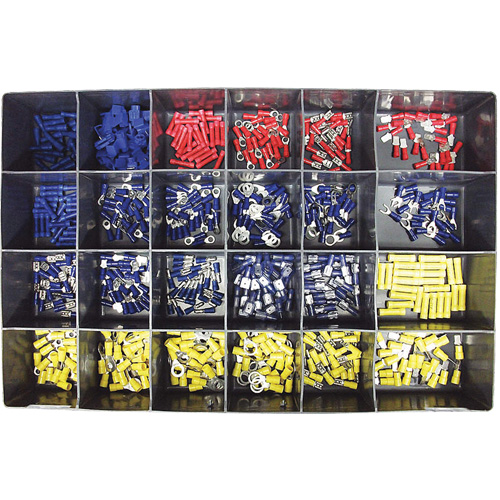 600-Piece Vinyl Insulated Terminals Kit TGS INDUSTRIEL
