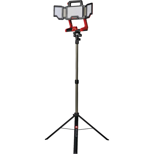 Lampe de travail &agrave; DEL professionnelle &agrave; panneaux pliants lumens sans fil 18V sur tr&eacute;pied, DEL, 3600 lumens TGS INDUSTRIEL