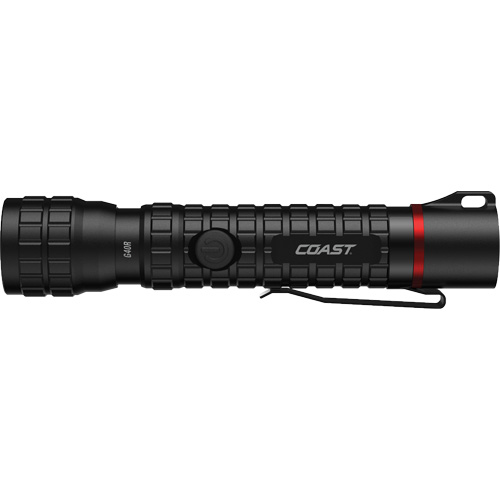 Lampe de poche &eacute;tanche G40R avec mise au point par rotation, DEL, 650 lumens, Piles Rechargeable TGS INDUSTRIEL
