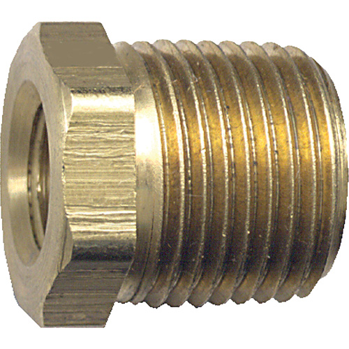 R&eacute;duction m&acirc;le-femelle pour tuyau, 3/8" x 1/4", NPT x FPT, Laiton TGS INDUSTRIEL