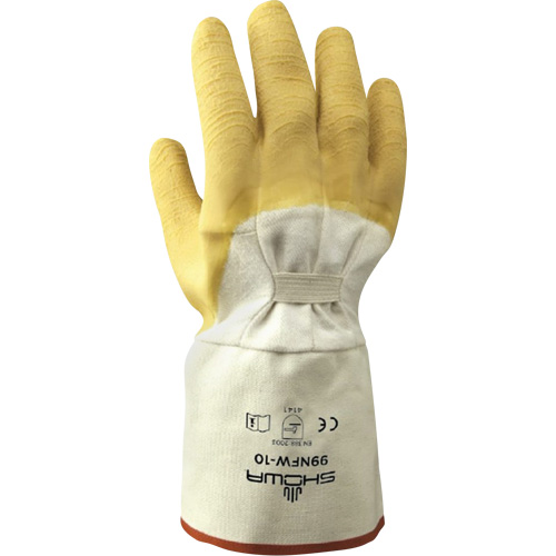Gants robustes 99NFW, 10/Grand, R&ecirc;vetement Latex de caoutchouc, Enveloppe en Coton TGS INDUSTRIEL