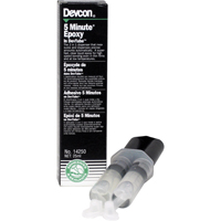 Adh&eacute;sif 5 minutes, 25 ml, Cartouche double, Deux composants, Transparent TGS INDUSTRIEL