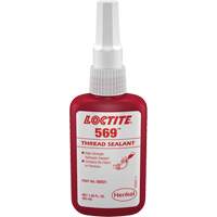 569 Hydraulic Thread Sealant, Bottle, 50 ml, -54° C - 149° C/-65° F - 300° F TGS INDUSTRIEL