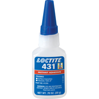 431 Surface Insensitive Instant Adhesive, Clear, Bottle, 20 g TGS INDUSTRIEL