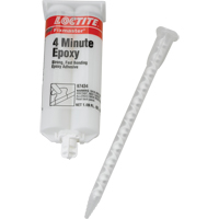 Fixmaster&reg; 4 Minute Adhesive, 50 ml, Dual Cartridge, Two-Part, Amber TGS INDUSTRIEL