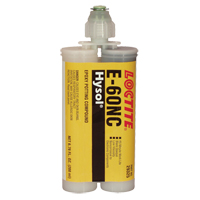 E-60NC Electrically Non-Corrosive Structural Adhesives, 200 ml, Dual Cartridge, Two-Part, Black TGS INDUSTRIEL