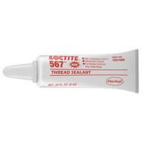 567 High Temperature Thread Sealant, Tube, 6 ml, -53.88° C - 204° C/-65° F - 400° F TGS INDUSTRIEL