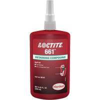 Loctite&reg; 661 Retaining Compound, 250 ml, Bottle, Yellow TGS INDUSTRIEL
