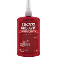 Letter Grade AVV Threadlocker, Red, High, 250 ml, Bottle TGS INDUSTRIEL