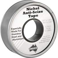 Nickel Anti-Seize Tape, 590" L x 1/2" W, Silver TGS INDUSTRIEL