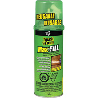 Touch 'n Foam&reg; Max Fill Triple Expanding Sealant, 340 g, Aerosol Can, Cream TGS INDUSTRIEL
