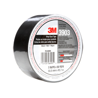 Rubans adh&eacute;sifs en vinyle 3903, 1245 mm (49") la x 46 m (151') lo, 6,5 mils, Noir TGS INDUSTRIEL