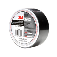 Rubans adh&eacute;sifs en vinyle 3903, 1245 mm (49") la x 46 m (151') lo, 6,5 mils, Noir TGS INDUSTRIEL