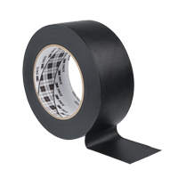 Rubans adh&eacute;sifs en vinyle 3903, 1245 mm (49") la x 46 m (151') lo, 6,5 mils, Noir TGS INDUSTRIEL