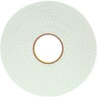 Double-Coated Urethane Foam Tape, 33 m (108') L x 25.4 mm (1") W, 62.5 mils, Urethane TGS INDUSTRIEL