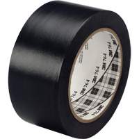 Ruban en vinyle pour travaux g&eacute;n&eacute;raux 764, 25,4 mm (1") la x 32,9 m (108') lo, 5 mils, Noir TGS INDUSTRIEL