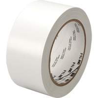 Ruban en vinyle pour travaux g&eacute;n&eacute;raux 764, 25,4 mm (1") la x 32,9 m (108') lo, 5 mils, Blanc TGS INDUSTRIEL