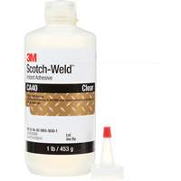 Adh&eacute;sif instantan&eacute; CA5 Scotch-Weld, Transparent, Bouteille, 1 lb TGS INDUSTRIEL