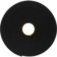Ruban de mousse en vinyle 4504, 25,4 mm (1") la x 16,5 m (54') lo, 250 mils, Noir TGS INDUSTRIEL