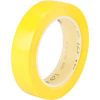 Ruban en vinyle 471, 25,4 mm (1") la x 32,9 m (108') lo, 5,3 mils, Jaune TGS INDUSTRIEL