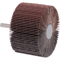 Mounted Flap Wheel, A80 Grit, 3" x 2" x 1/4" TGS INDUSTRIEL