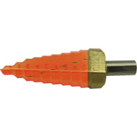 Jet-Kut&reg; 9-Step Super Premium M35 Step Drill, 1/4" - 3/4" , 1/16" Increments, High Speed Steel TGS INDUSTRIEL