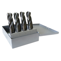 Reduced Shank Drill Bit Set, 5 Pieces, High Speed Steel TGS INDUSTRIEL