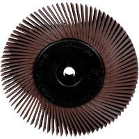 Brosses radiales bristle pour meuleuses d'&eacute;tabli, Grain 36X, 6" dia. TGS INDUSTRIEL