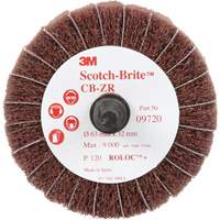 Disque combin&eacute; Scotch-Brite, 2-1/2" dia., Grain 120, Oxyde d'aluminium TGS INDUSTRIEL