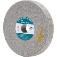 Scotch-Brite EXL Deburring Wheels, 6" x 1", 1" Arbor, Aluminum Oxide TGS INDUSTRIEL